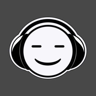 ᴅᴊ ᴛᴇᴄʜɴᴏ ᴍᴜꜱɪᴄ, ʜᴀᴘᴘʏ ʜᴇᴀᴅᴘʜᴏɴᴇ ꜰᴀᴄᴇ T-Shirt