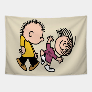 Peanuts Greatest Hits - Rockin out to 'Linus and 'lucy Tapestry
