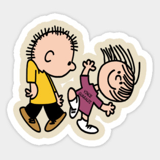 Peanuts Greatest Hits - Rockin out to 'Linus and 'lucy Sticker