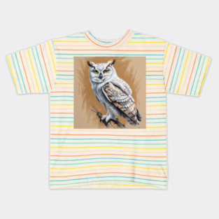 SNOWY OWL Kids T-Shirt
