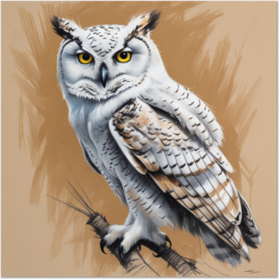 SNOWY OWL Posters and Art