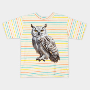 SNOWY OWL Kids T-Shirt