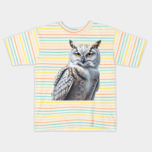 SNOWY OWL Kids T-Shirt