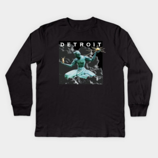 ＳＰＩＲＩＴ ＯＦ ＤＥＴＲＯＩＴArtwear Kids Long Sleeve T-Shirt