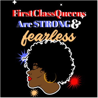Strong And Fearless Posters and Art