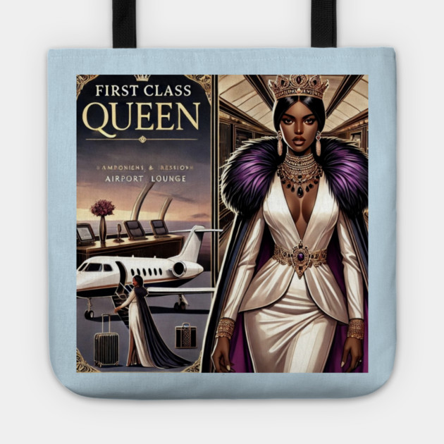 First Class Queen Tote by FirstClassQueen