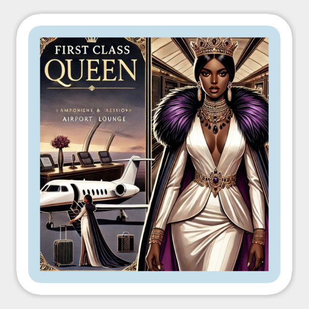 First Class Queen Sticker by FirstClassQueen