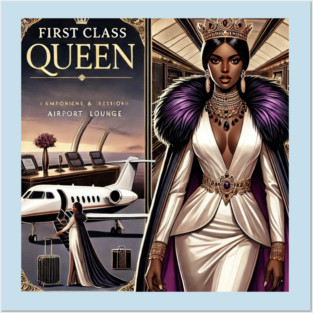 First Class Queen Posters and Art