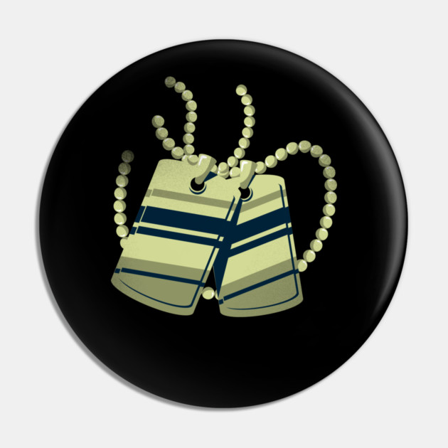 Veteran Dog Tags Pin by FirstClassQueen