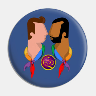 Face To Face Love Pin