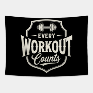 Every Workout Counts Tapestry