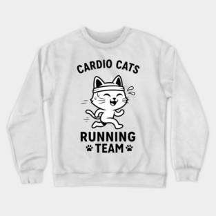 cardio Cats Crewneck Sweatshirt