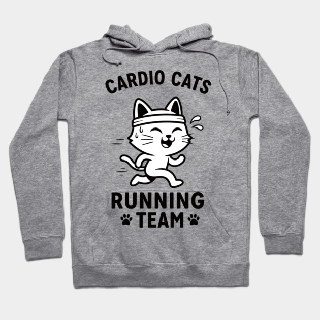 cardio Cats Hoodie by enrynz