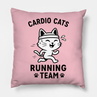 cardio Cats Pillow