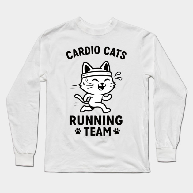 cardio Cats Long Sleeve T-Shirt by enrynz