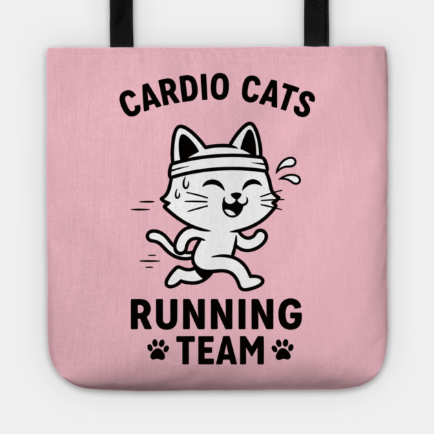 cardio Cats Tote by enrynz
