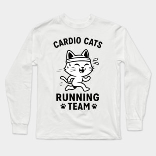 cardio Cats Long Sleeve T-Shirt