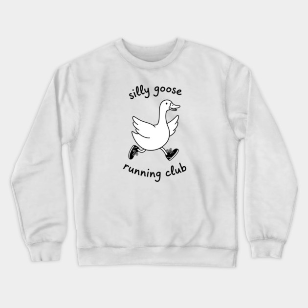 Silly Goose Running Club Crewneck Sweatshirt by enrynz