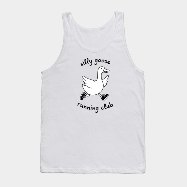 Silly Goose Running Club Tank Top by enrynz