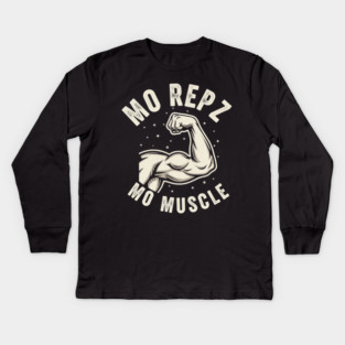 Mo Repz Mo Muscle Kids Long Sleeve T-Shirt