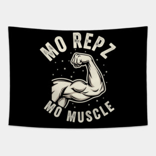 Mo Repz Mo Muscle Tapestry