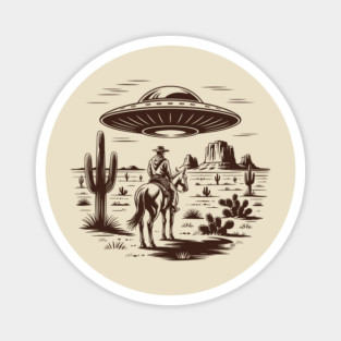 Close Encounters of the Cowboy Kind Magnet