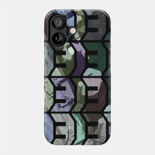 313 DETROIT ABSTRACT DESIGN Phone Case