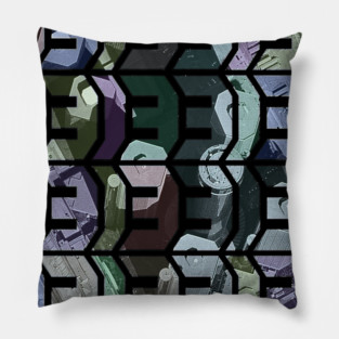 313 DETROIT ABSTRACT DESIGN Pillow