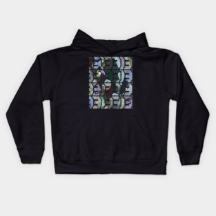 313 DETROIT ABSTRACT DESIGN Kids Hoodie