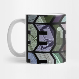 313 DETROIT ABSTRACT DESIGN Mug
