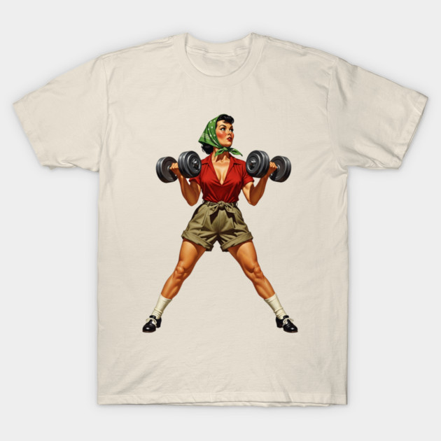 Rosie the Riveter Lifts Heavy T-Shirt by enrynz