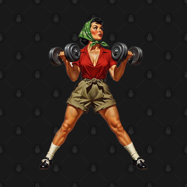 Rosie the Riveter Lifts Heavy by enrynz