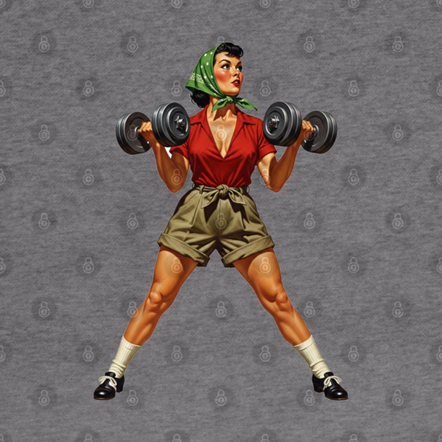 Rosie the Riveter Lifts Heavy by enrynz