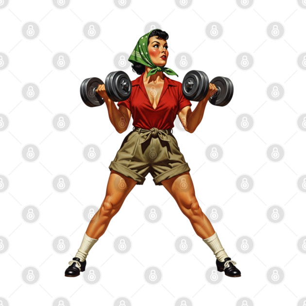 Rosie the Riveter Lifts Heavy by enrynz