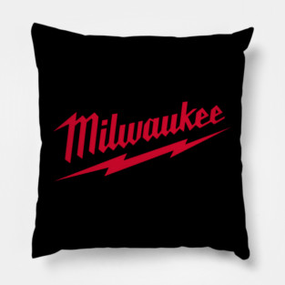 Milwaukees Tools Logo Pillow