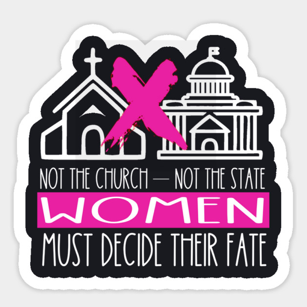 Not The Church Not The State Sticker by Charles's Store 8