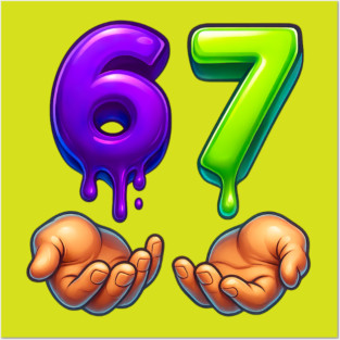 Funny Six Seven 6-7 Meme Posters and Art