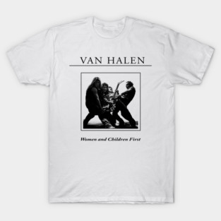 Van Tour Band Rock Vintage Logo Album Halen 80s T-Shirt