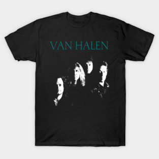 Van Band Album Tour 80s Halen Logo Rock Vintage T-Shirt