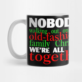 Old-fashioned Family Christmas Forced Cheer Mug