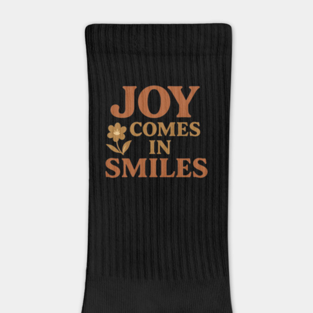 Joy comes in smiles, positive quote by Patience's Store