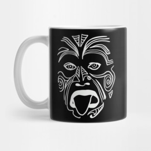 The Tribal Haka Mask Guy - Indigenous Face Mug
