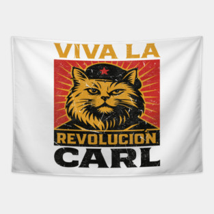 Viva La Revolución with Carl and Princess Donut Tapestry