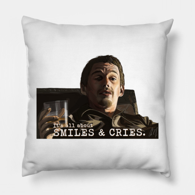 Training Day: Smiles and Cries Pillow by 51Deesigns