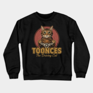 Toonces The Driving Cat Crewneck Sweatshirt