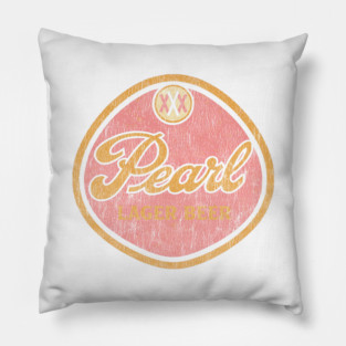 Pearl Beer Vintage Pillow