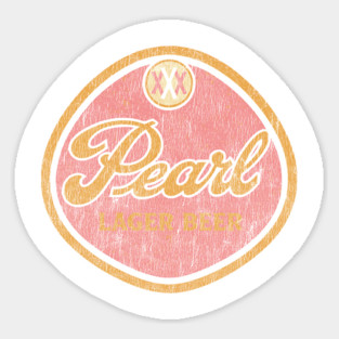 Pearl Beer Vintage Sticker