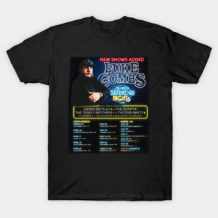 2026 Retro-Luke Combs My Kinda Saturday Night Tour T-Shirt