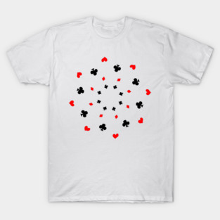 Hearts, Spades, Diamonds, and Clubs T-Shirt