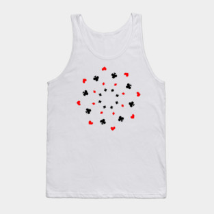 Hearts, Spades, Diamonds, and Clubs Tank Top